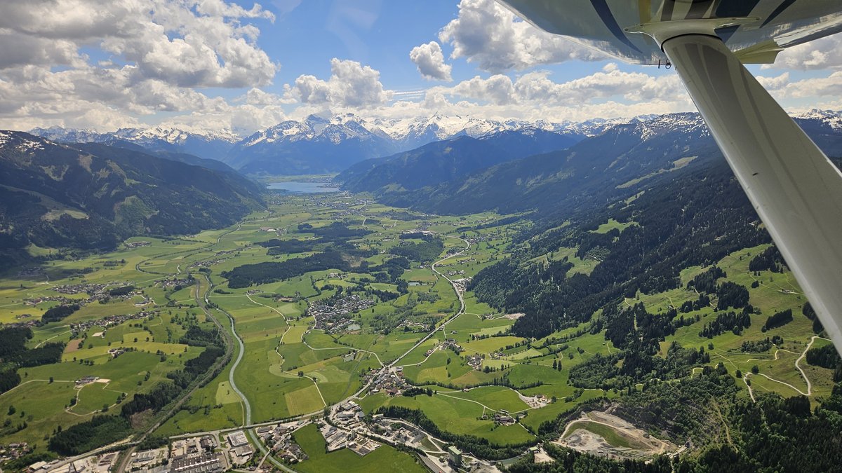 Alpenrundflug ab Regensburg im Sportflugzeug