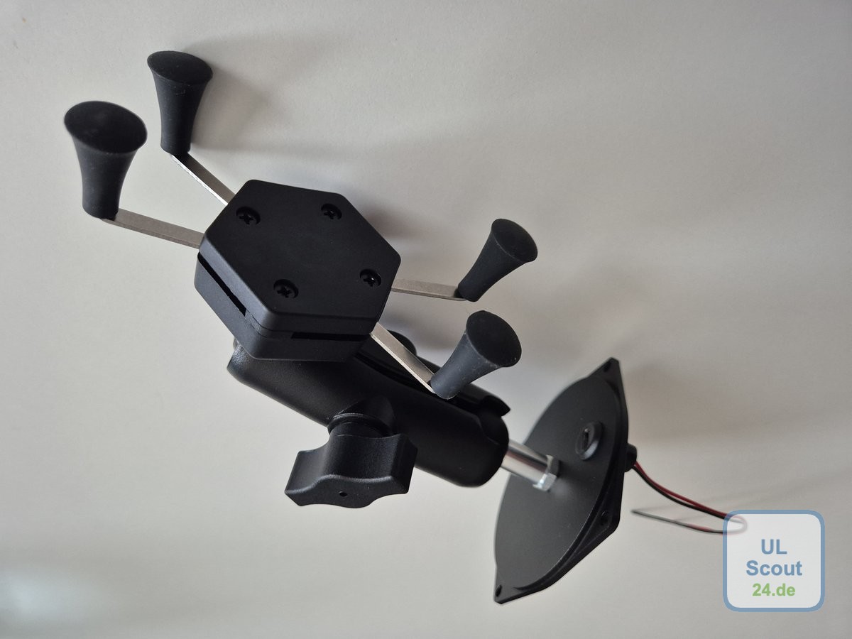 NEU: Stavion.de 80mm Ram Mount Handyhalterung mit USB C Komplettset