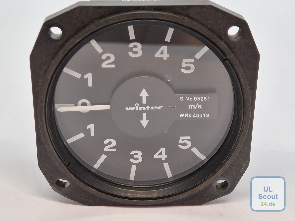 Unikat für Sammler & Oldtimer: Winter Variometer 80mm 5 STV 5 (S/N 40019) – Werks-Neuzustand