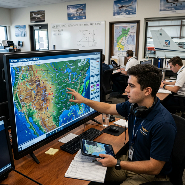 Wetterbeobachtung und -vorhersage
